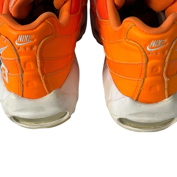 NIKE AIR MAX 95 Just Do It 2018 Orange Shoes Sneakers AV6246-800 Mens Size 6 EUC - Picture 5 of 8